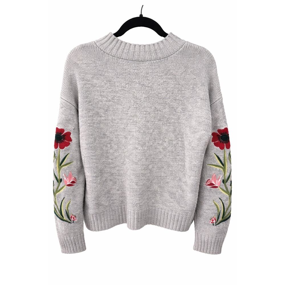 Romeo Juliet Couture Floral Poppy Embroidered Oversized Grandmacore Small - Picture 6 of 10